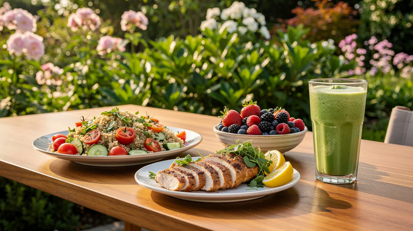 Exemples de menus pour manger sainement