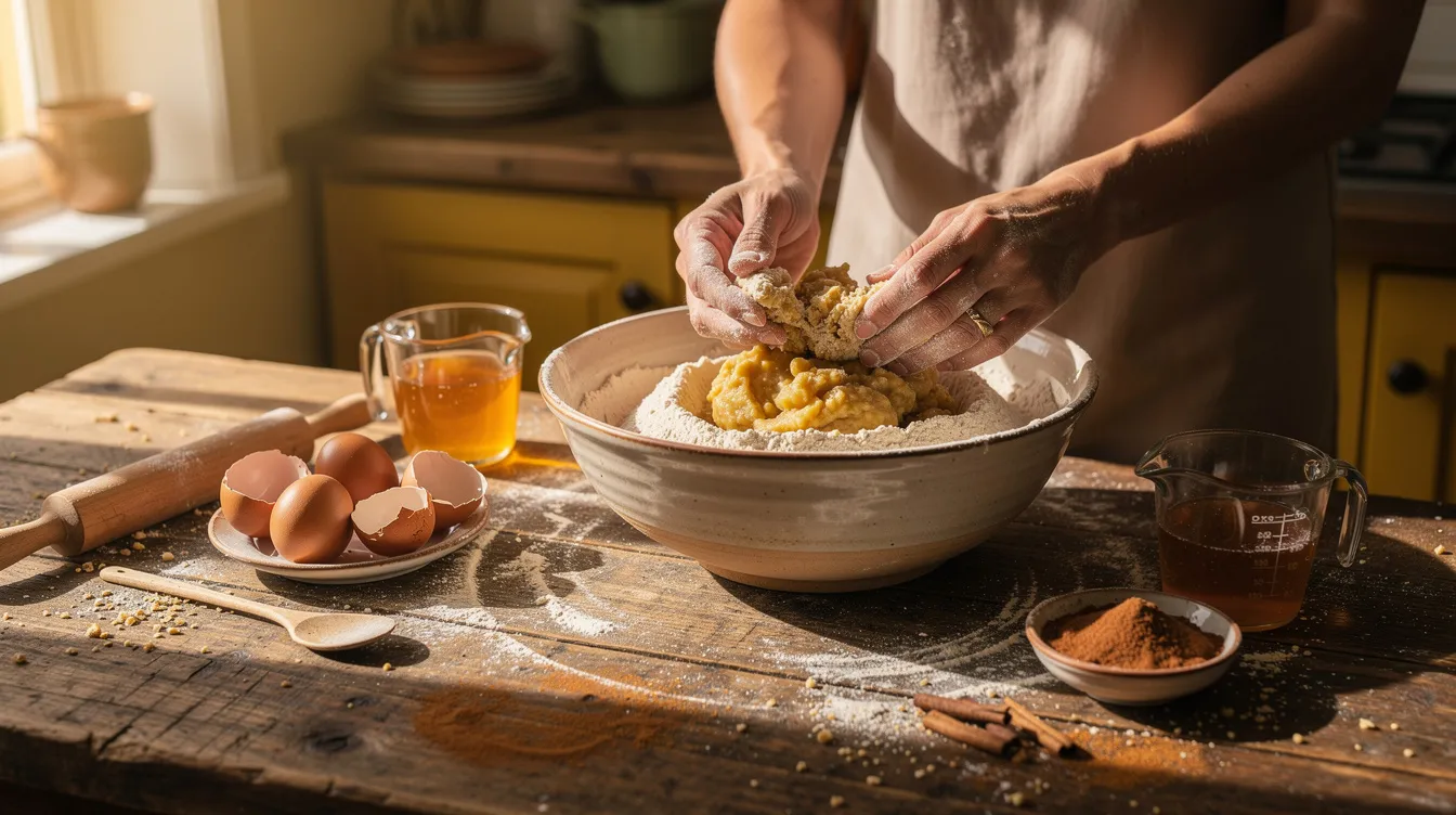 Étapes de préparation du banana bread