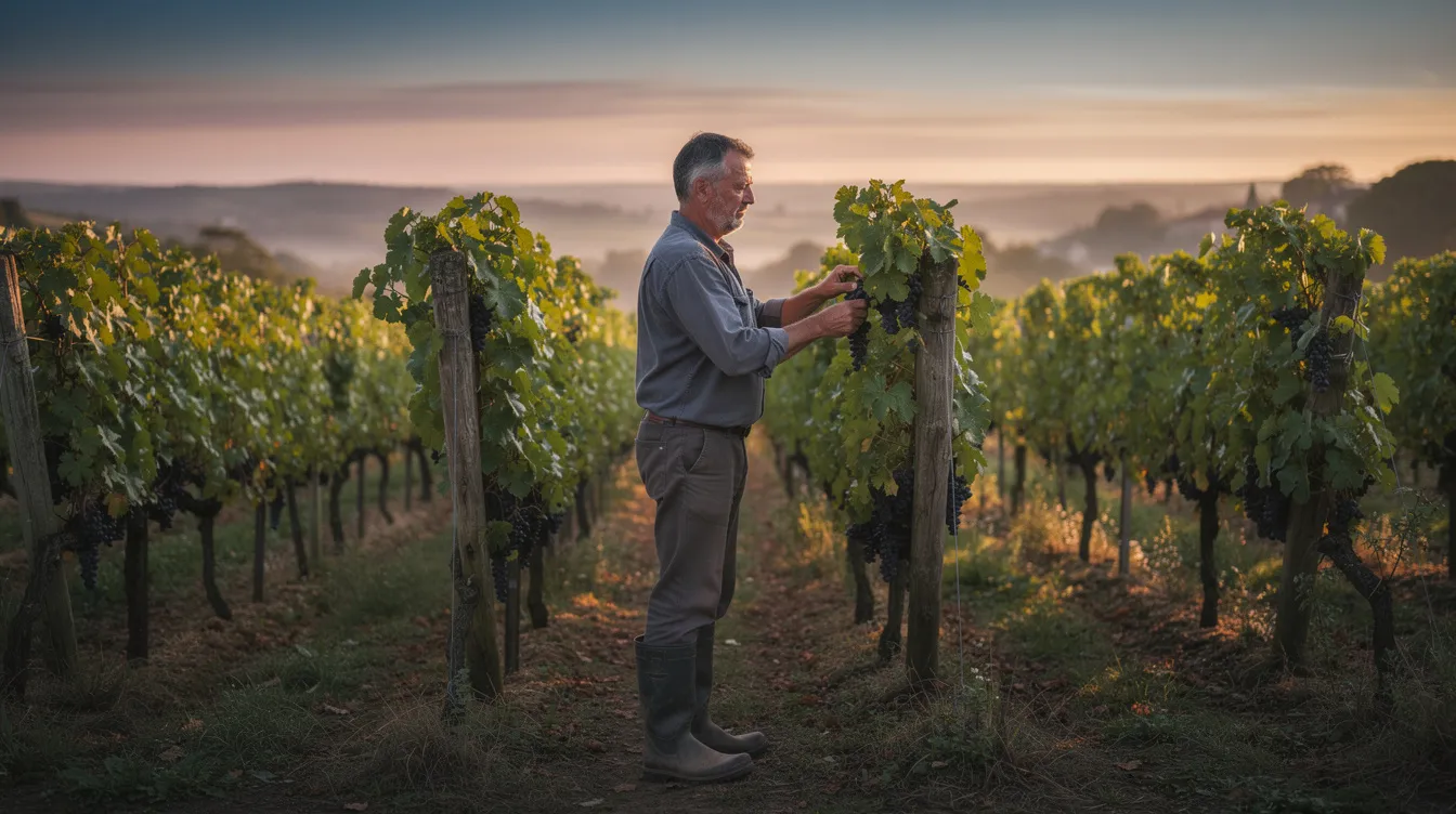 Les pratiques viticoles de Frantz Saumon