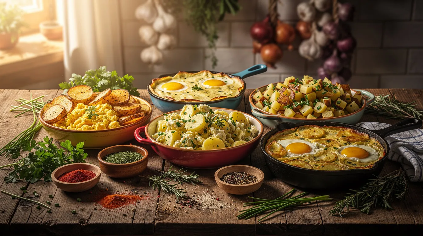 Recette facile d'œufs et pommes de terre : 5 idées délicieuses