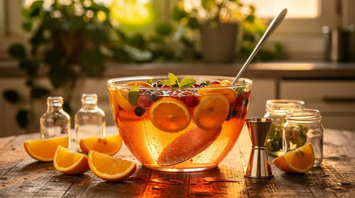Étapes de préparation pour un punch parfait