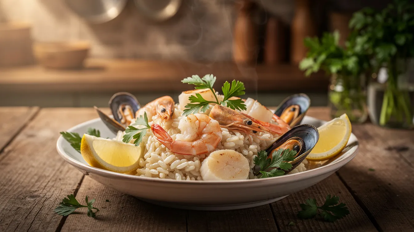 Risotto aux fruits de mer au cookeo : recette facile et rapide