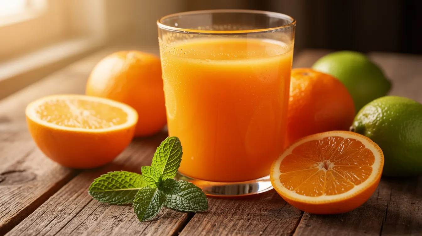 Jus carotte orange citron : recette fraîche et vitaminée